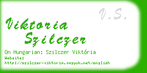 viktoria szilczer business card